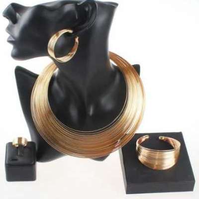Dubai Gold Plated Nigerian Wedding African Jewelry Set Profile Picture