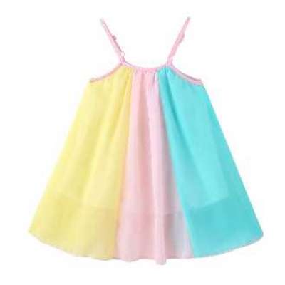 Hailee Bella Block Mesh Suspender dress (Toddler) Profile Picture