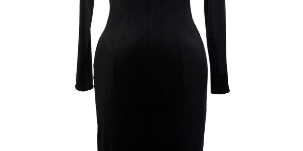 Elevate Your Style with Button Velvet Bodycon Dresses