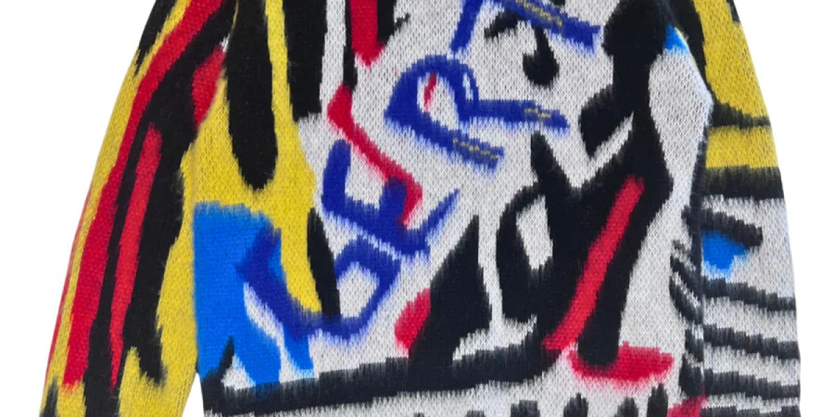 Embracing Urban Artistry: The Crew Neck Graffiti Sweater Trend
