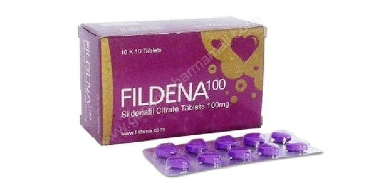 How does Fildena 100mg tablet work for ED treatment?