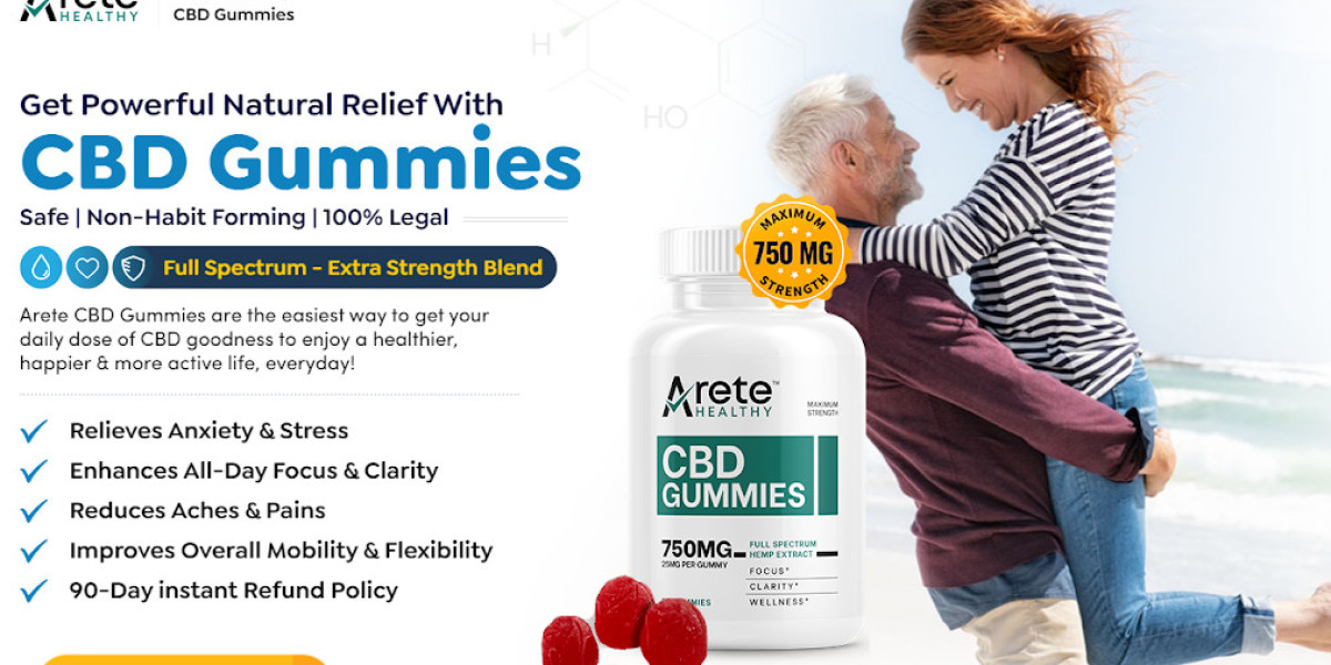 Arete Healthy CBD Gummies 750mg: Best Results, Benefits, Work?