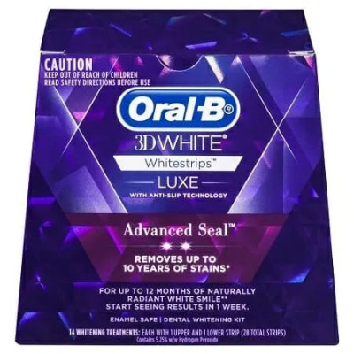 Oral-B 3D White LUXE Whitening Strips Advanced Seal Profile Picture
