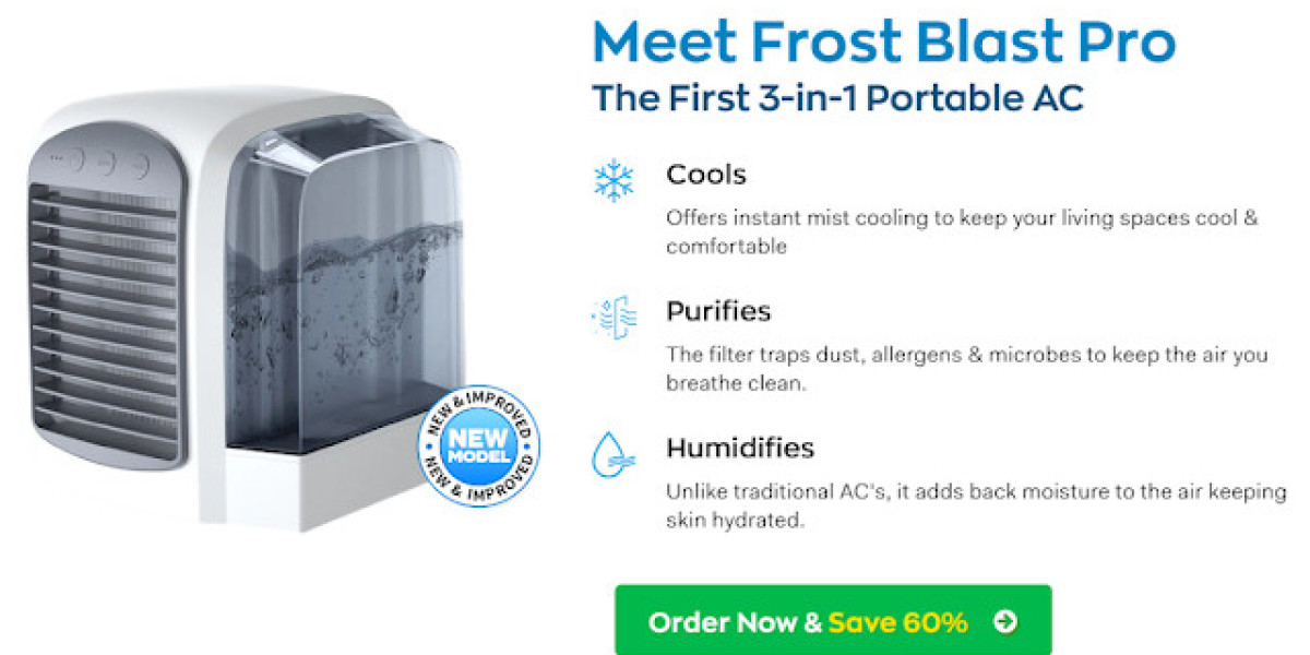 Searching for a Portable AC That Purifies and Humidifies Air? Try Frost Blast Pro