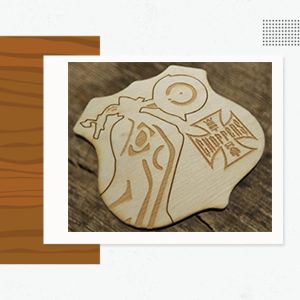 Custom Shaped Wood Coasters | Custom Logo Wood