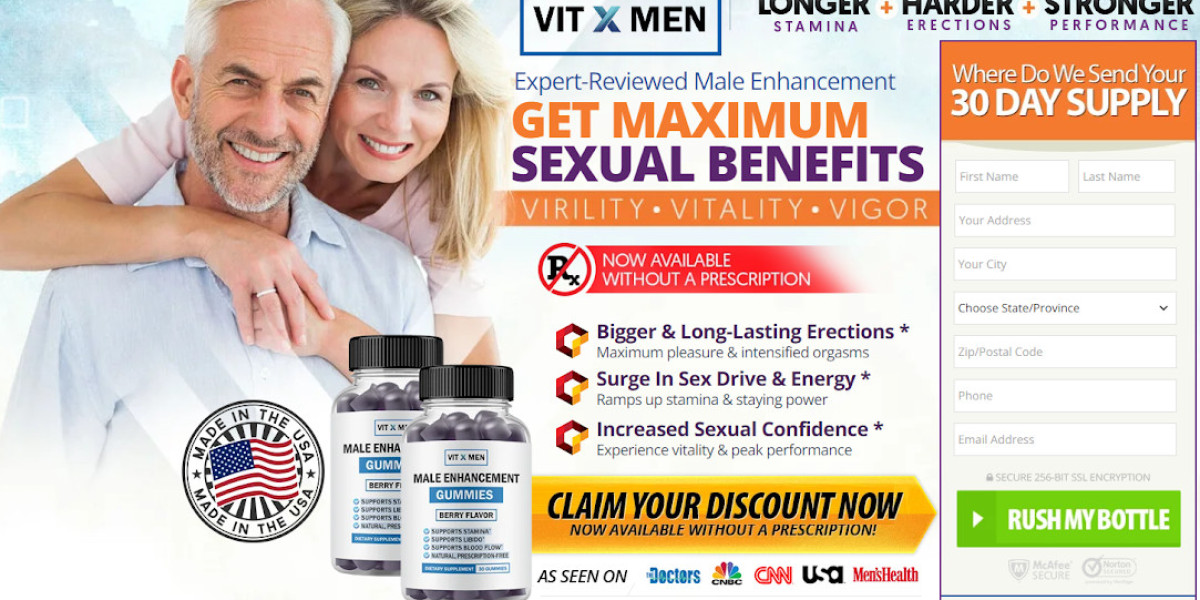 VitXMen Male Enhancement Gummies: Active Ingredients, Pros and Price In USA