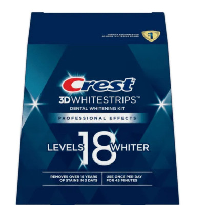 Crest 3D Whitestrips Professional Effects Kit Levels 18 Whiter Profile Picture