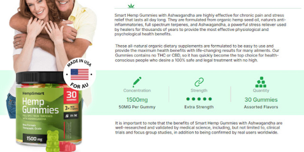 HempSmart CBD Gummies Australia (Official): It Can Remove Pain And Anxiety!