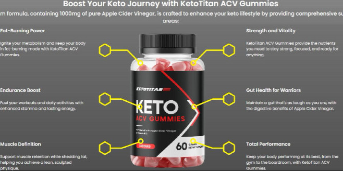 KetoTitan Keto ACV Gummies: How Its Ingredients Work For Losing Weight?