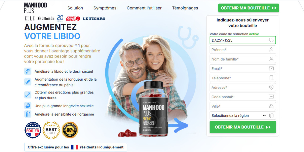 ManHood PLUS Gummies France Reviews