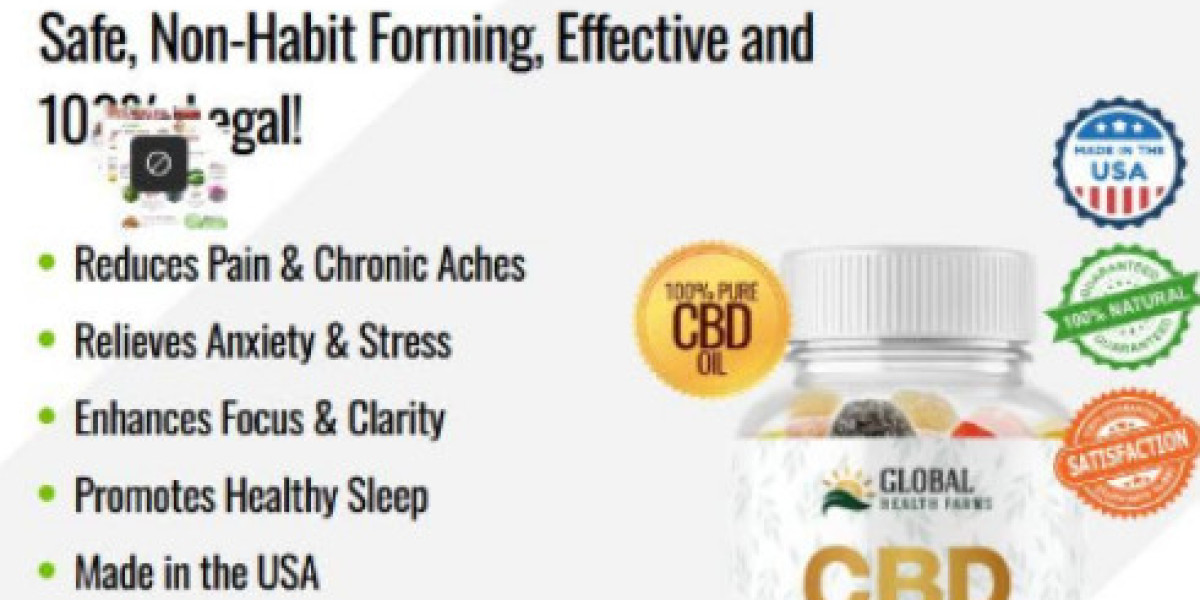 Global Health Farms CBD Gummies #1 Natural Formula for Pain Relief