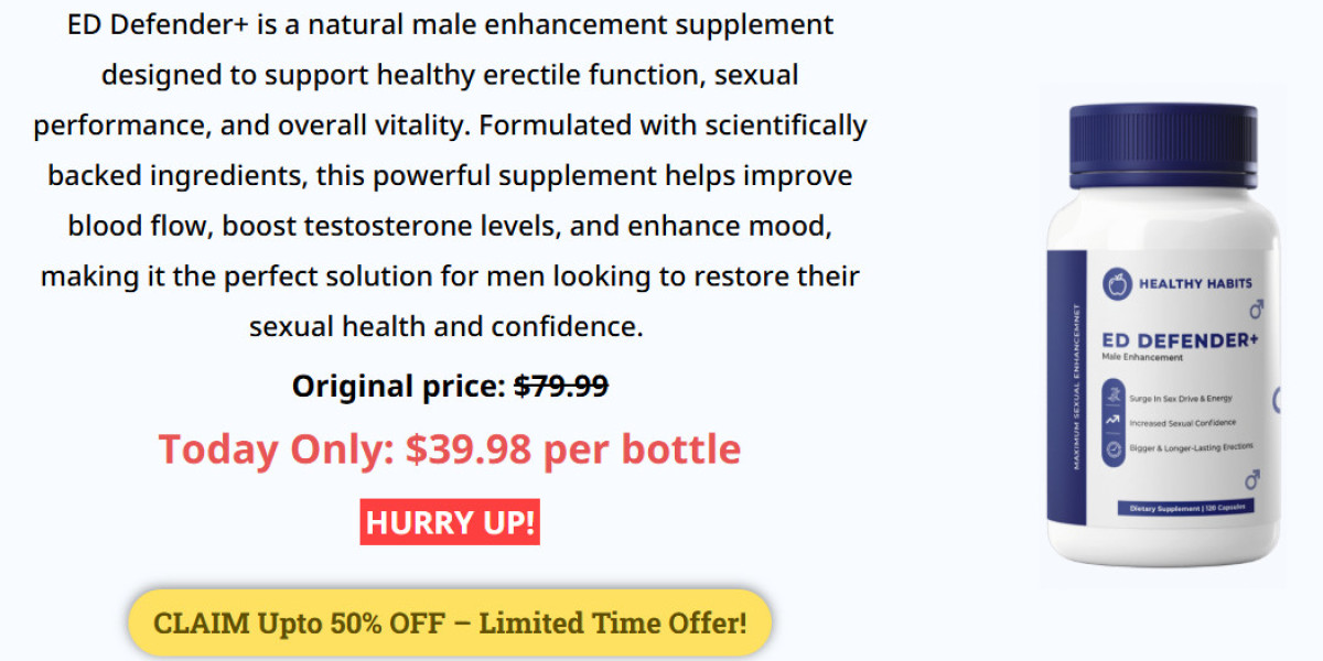 ED Defender Male Enhancement Price In USA & Reviews {Buy Now}