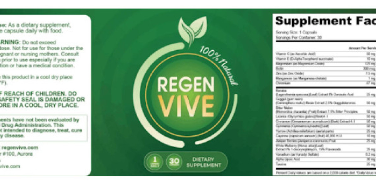 Regen Vive: It Assists in Blood Glucose Regulation and Enhances Vitality!