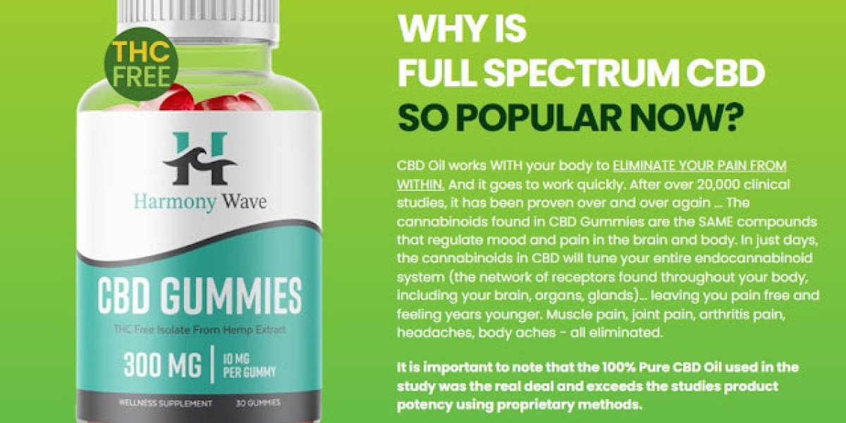 Check The Benefits And Best Results, HarmonyWave CBD Gummies
