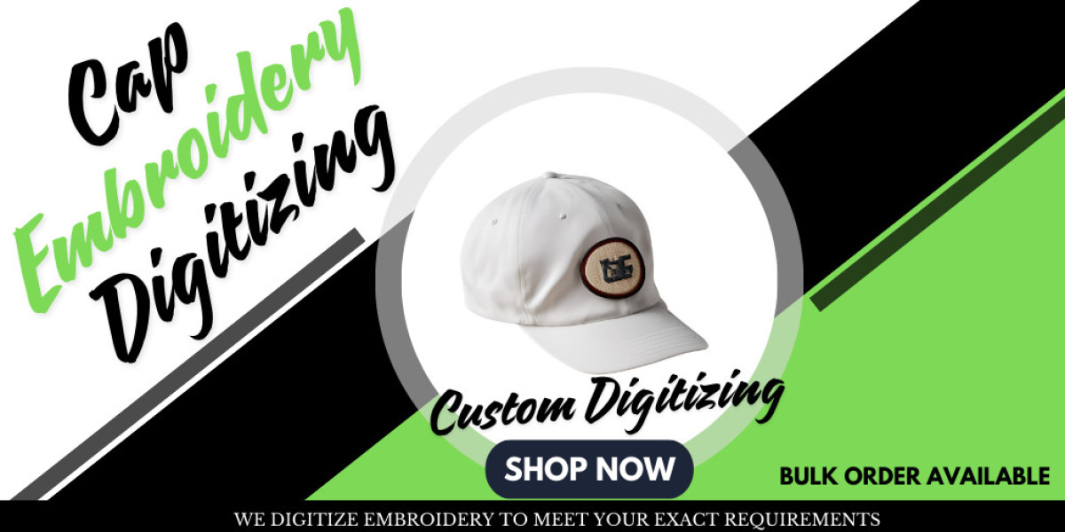 Custom Cap Digitizing Services USA for Embroidery