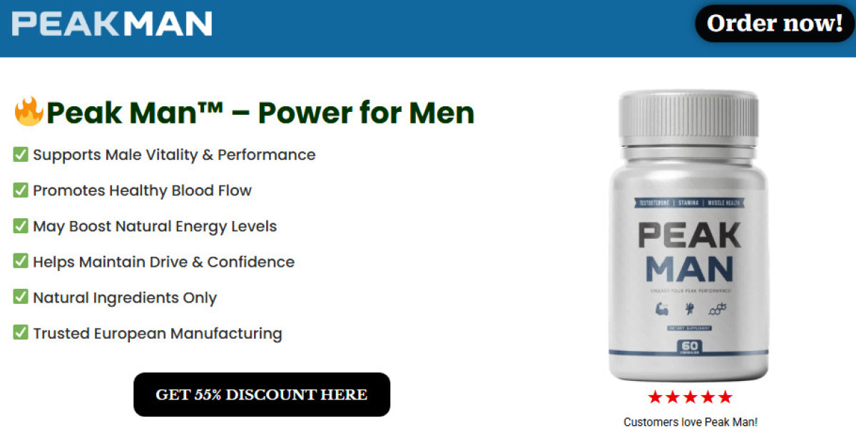 PeakMan Capsules UK #1 Natural Formula for Men's Health