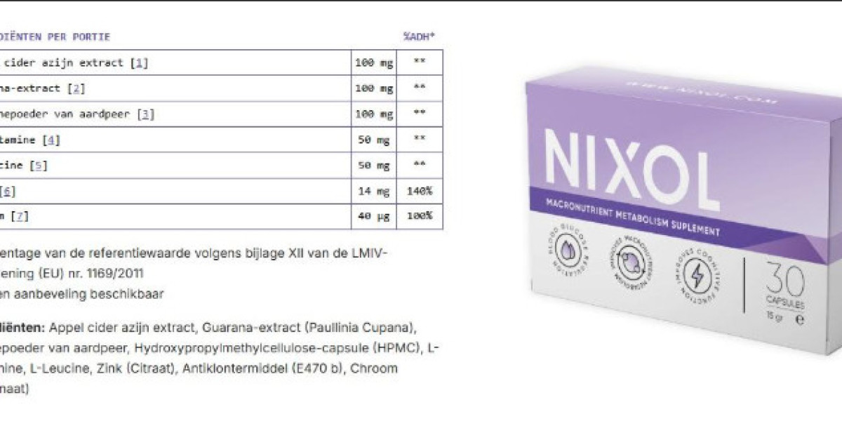 Nixol™ Afslankcapsules: Voel je licht, verhoog je energie, maak je buik platter