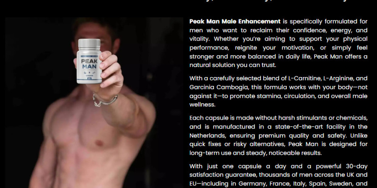PeakMan Capsules UK [Updated 2025]: Today Price For Sale?