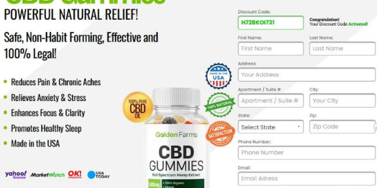 Golden Farms CBD Gummies Results- Reduces Pain and Chronic Aches!