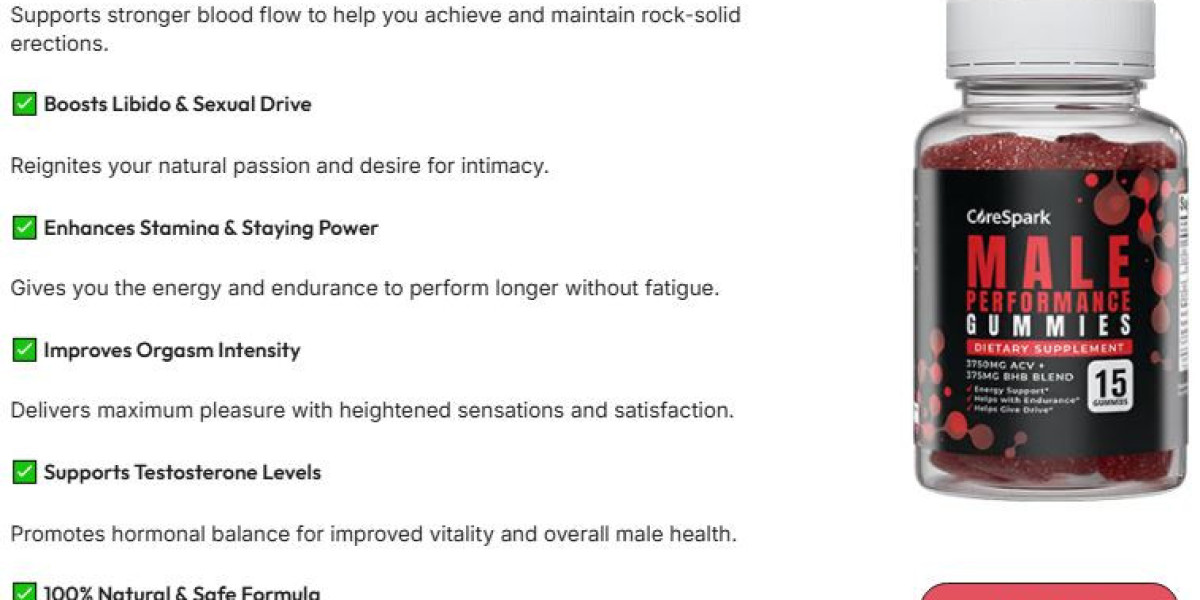 Core Spark Gummies 375MG: The Beneficial for Enhances Stamina & Staying Power!