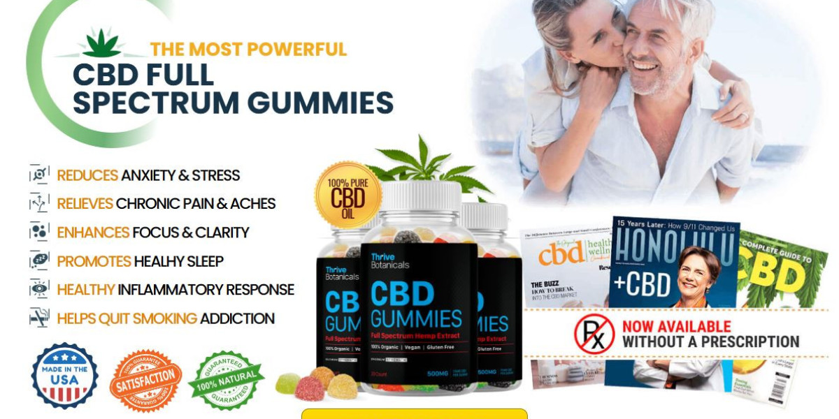 Thrive Botanicals CBD Gummies:The Safe and Effective Way to Pain Relief