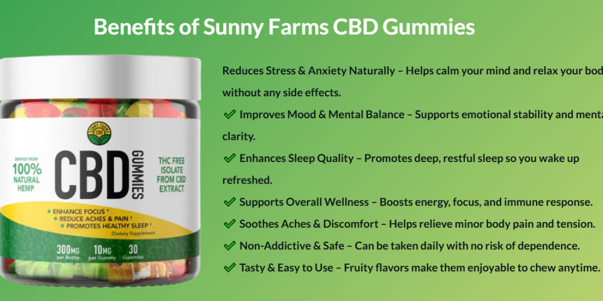 SunnyFarms CBD Gummies Official — Advanced Pain Relief Formula