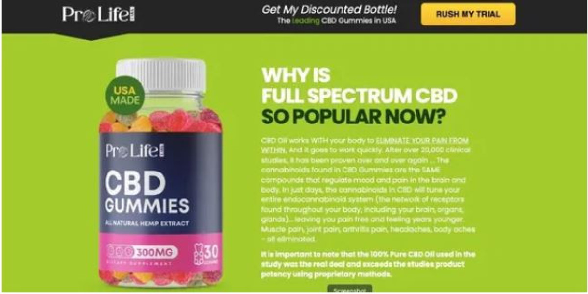 ProLife Labs CBD Gummies - Your Journey to Pain Relief Starts Here News