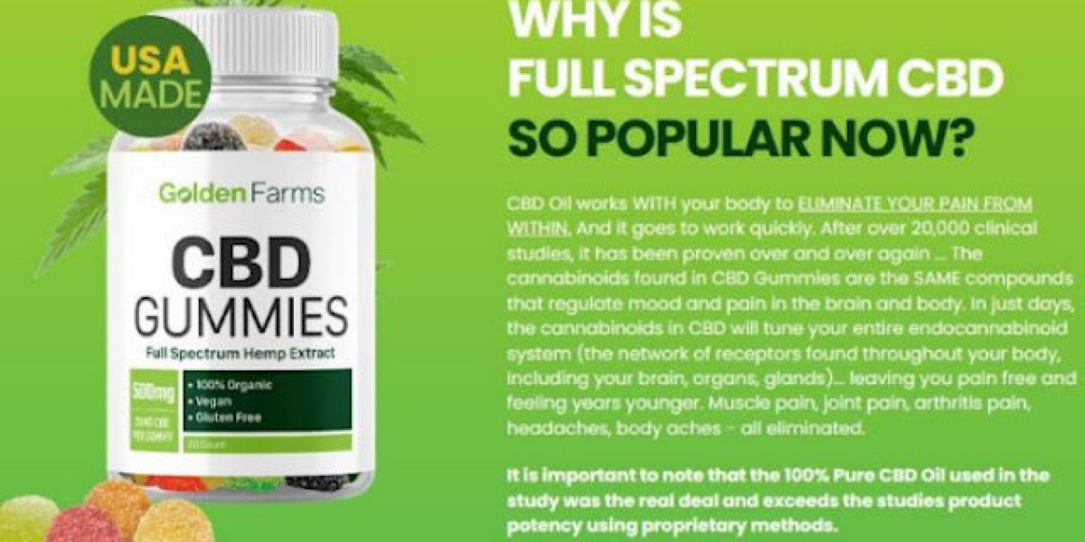 What are the Golden Farms CBD Gummies advantages of uses?