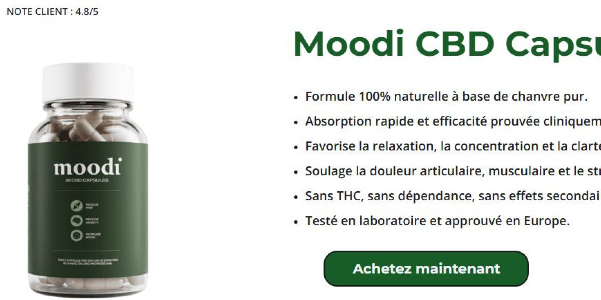 Moodi Capsules France: Enfin, un produit qui peut vous aider à réduire votre douleur et votre anxiété!